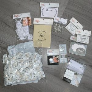 Brand new wedding reception pieces. Random set